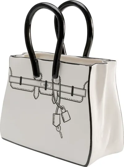Wazon FAVOLA BAG 31 cm - biały