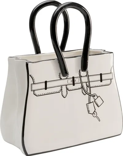 Wazon FAVOLA BAG 31 cm - biały