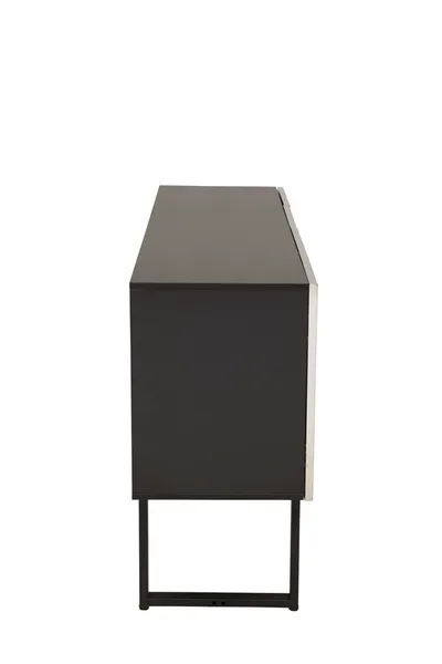Komoda 4-drzwiowa CARINO - srebrny