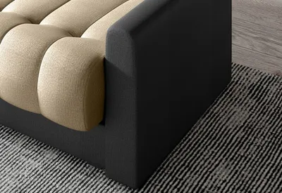 Sofa rozkładana GARETT - tkanina Monolith 09/Monolith 97