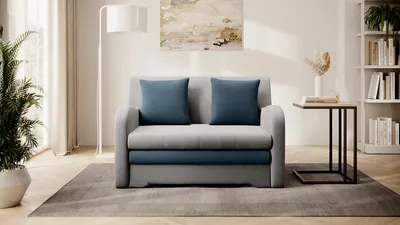 Sofa rozkładana 2-osobowa ARIO - Nube 03/Monolith 76