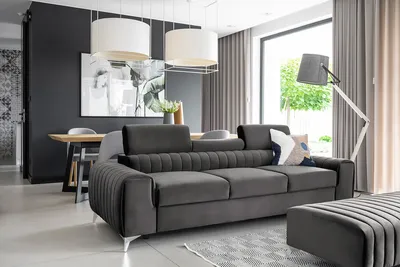 Sofa rozkładana 3-osobowa LAURENCE - tkanina Nube 05