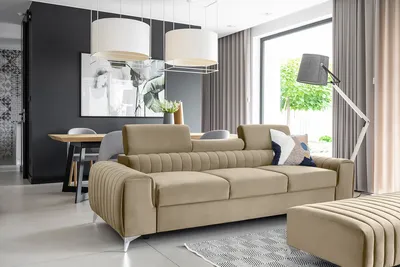 Sofa rozkładana 3-osobowa LAURENCE - tkanina Nube 20