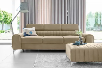 Sofa rozkładana 3-osobowa LAURENCE - tkanina Nube 20