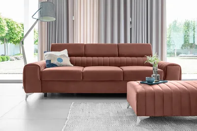 Sofa rozkładana 3-osobowa LAURENCE - tkanina Nube 24