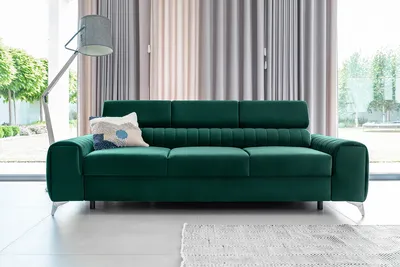 Sofa rozkładana 3-osobowa LAURENCE - tkanina Nube 35