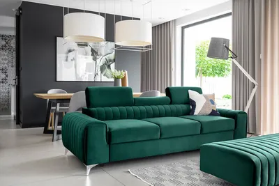 Sofa rozkładana 3-osobowa LAURENCE - tkanina Nube 35