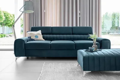Sofa rozkładana 3-osobowa LAURENCE - tkanina Nube 40