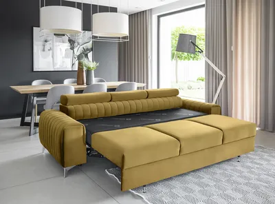 Sofa rozkładana 3-osobowa LAURENCE - tkanina Nube 45