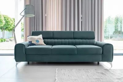 Sofa rozkładana 3-osobowa LAURENCE - tkanina Monolith 76