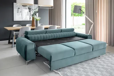 Sofa rozkładana 3-osobowa LAURENCE - tkanina Monolith 76