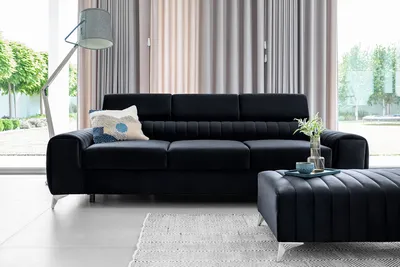 Sofa rozkładana 3-osobowa LAURENCE - tkanina Monolith 79
