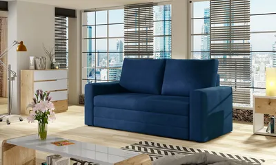 Sofa 2-osobowa rozkładana WAVE - tkanina Kronos 09