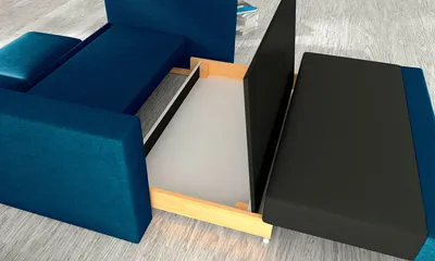 Sofa 2-osobowa rozkładana WAVE - tkanina Kronos 09