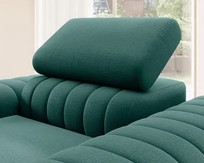 Fotel welurowy LAURENCE - tkanina Nube 35