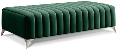 Pufa welurowa LAURENCE - tkanina Nube 35