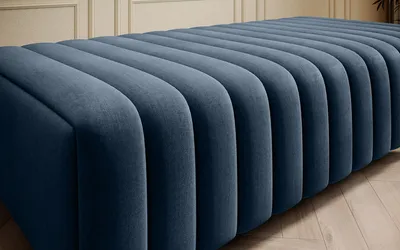 Pufa welurowa LAURENCE - tkanina Nube 40