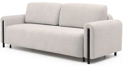 Sofa rozkładana ARCADOVA czarne nogi - tkanina Royal 18