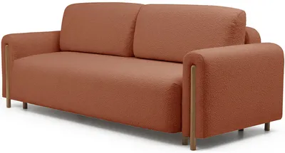 Sofa rozkładana ARCADOVA dębowe nogi - tkanina Jaffray 30