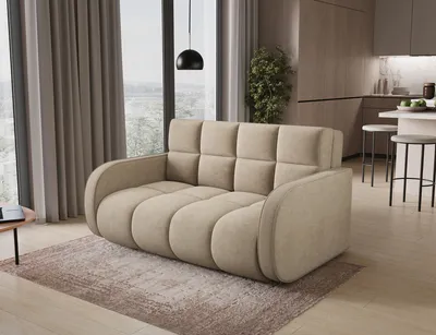 Sofa rozkładana DEVERIO - tkanina Aura 18