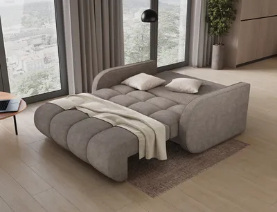 Sofa rozkładana DEVERIO - tkanina Poco 07