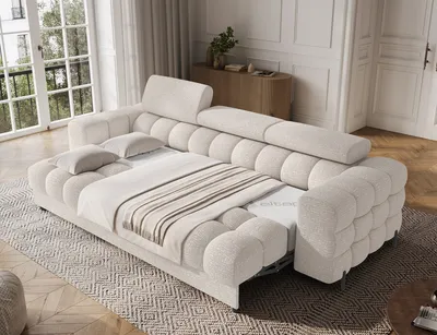 Sofa rozkładana 3-osobowa FESTELLO - tkanina Baffix 20