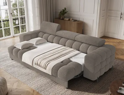 Sofa rozkładana 3-osobowa FESTELLO - tkanina Royal 20