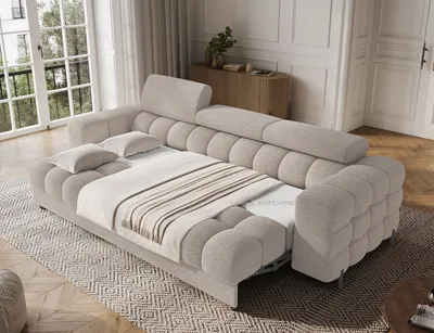 Sofa rozkładana 3-osobowa FESTELLO - tkanina Royal 18