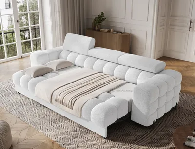 Sofa rozkładana 3-osobowa FESTELLO - tkanina Royal 01