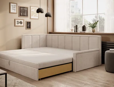 Sofa rozkładana FULGEO - tkanina Jarell 18