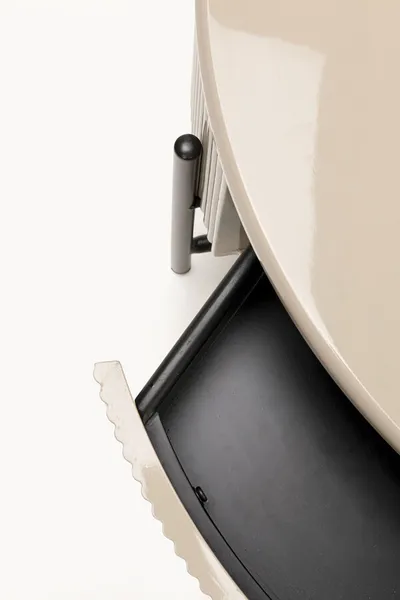 Stolik kawowy z szufladą RIFFLE 80 cm - beżowy