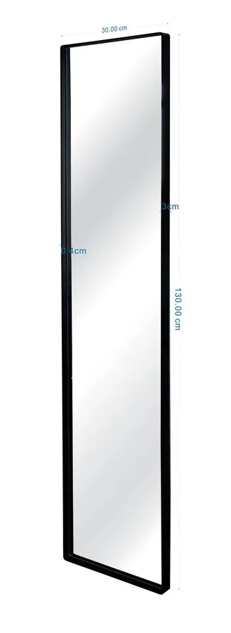 Lustro ścienne STARLET 30x130 - czarny