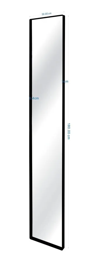Lustro ścienne STARLET 30x180 - czarny
