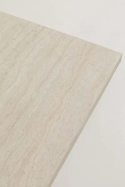 Stolik kawowy TRAVERTINO 100x100 - beżowy