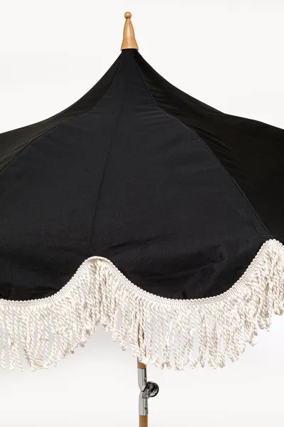 Parasol ogrodowy TEMPLE BLACK 200 cm - czarny