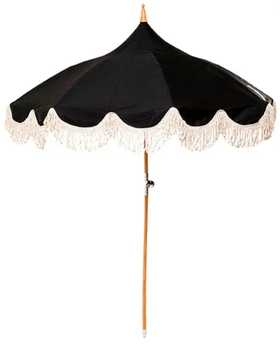 Parasol ogrodowy TEMPLE BLACK 200 cm - czarny