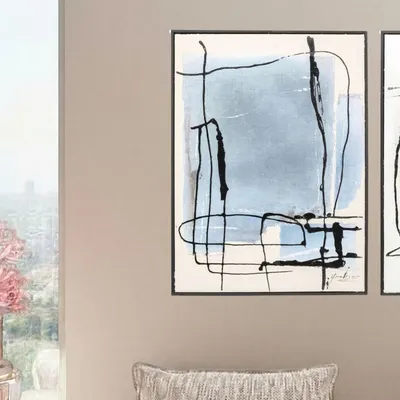 Obraz akrylowy DUST BLUE 55x75