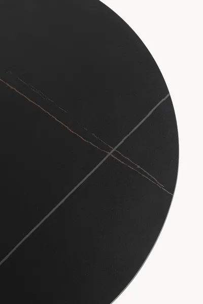 Stolik boczny okrągły WISH 50 cm - czarny