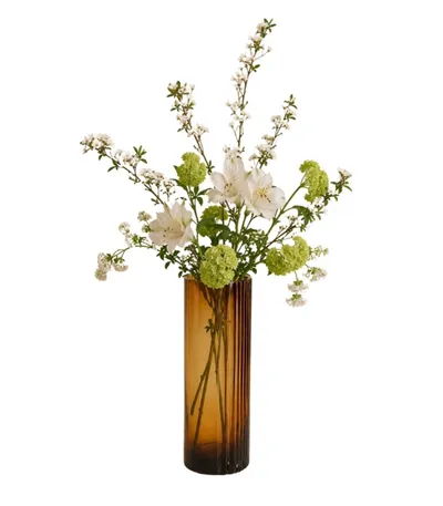 Wazon DAPHNE 36 cm - brązowy