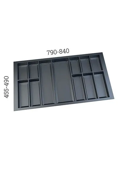 Wkład CLASSICO 900/ wymiar 840 x 490/ antracyt PEKA