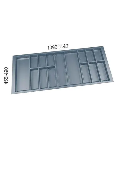Wkład CLASSICO 1200/ wymiar 1140 x 490/ szary PEKA