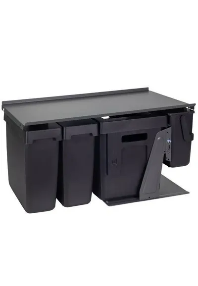 Kosz na odpady OEKO UNIVERSAL 900/ gł.450/ 40+2x17+6+1,2 l/ antracyt PEKA