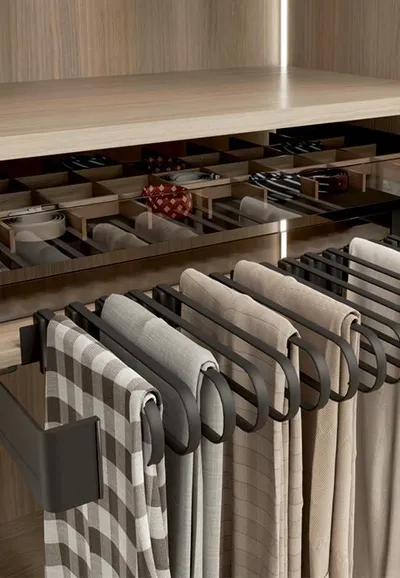 CONERO Set - organizer do garderoby/ 660-720 mm/ czarny PEKA