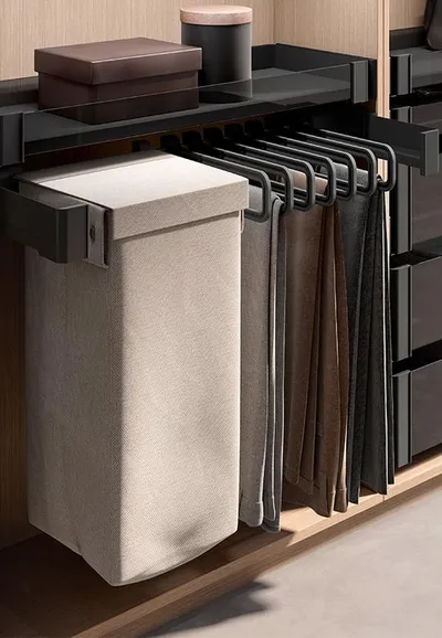 CONERO Set - organizer do garderoby/ 910-970 mm/ czarny PEKA