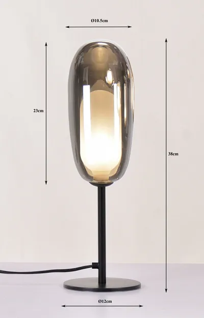 Lampa stołowa COLUMBO - czarny