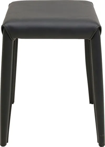 Taboret MONZA ekoskóra - czarny