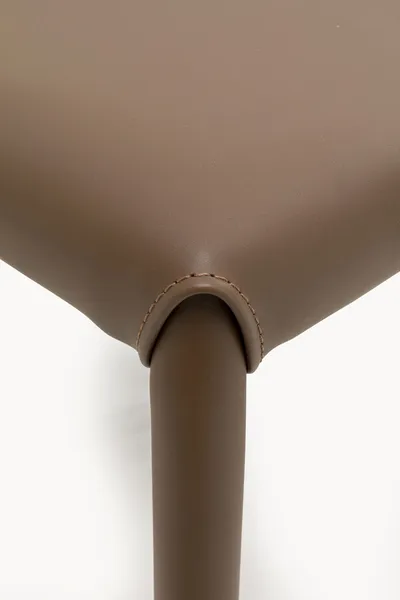 Taboret MONZA ekoskóra - ciemny szary