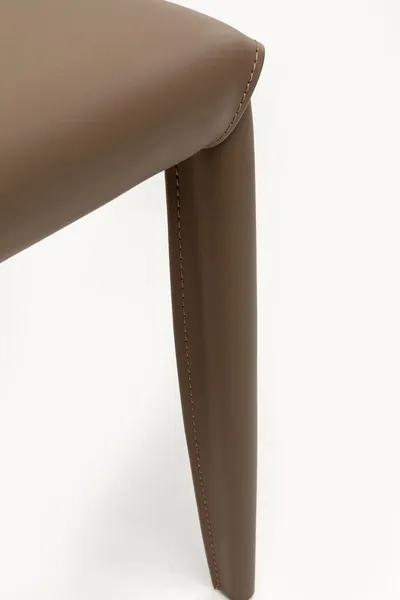 Taboret MONZA ekoskóra - ciemny szary