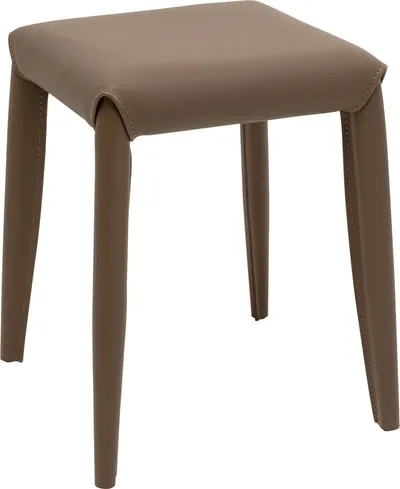 Taboret MONZA ekoskóra - ciemny szary