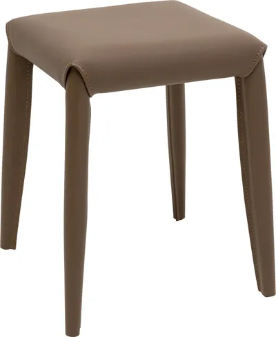 Taboret MONZA ekoskóra - ciemny szary